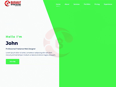 Portflio Website Development / Barakat Software Solutions