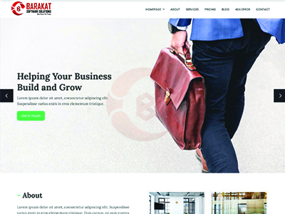 Business Website Development / Barakat Software Solutions